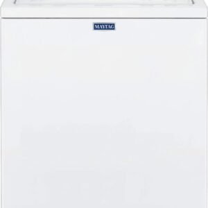 Maytag – 3.8 Cu. Ft. High Efficiency Top Load Washer with PowerWash Agitator – White