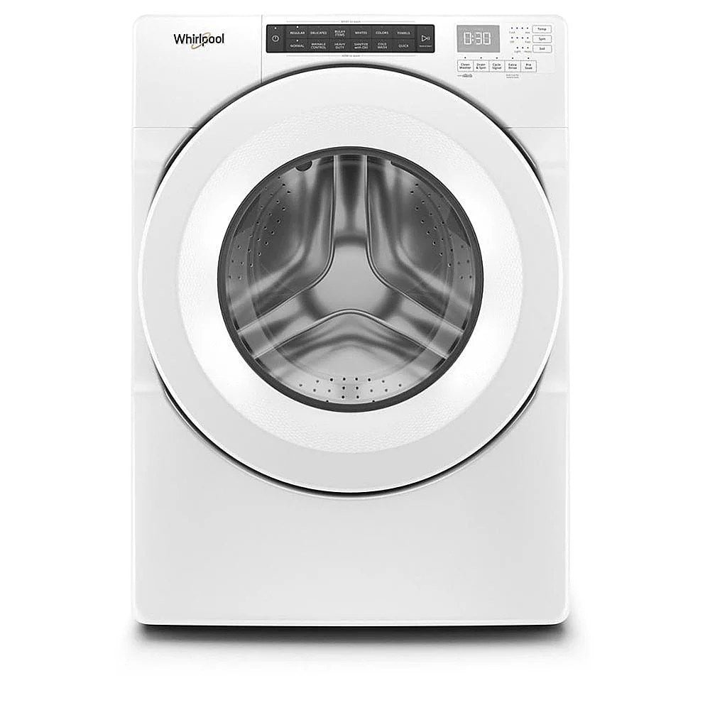 Whirlpool β 4.3 Cu. Ft. High Efficiency Stackable Front Load Washer with 35 Cycle Options β White