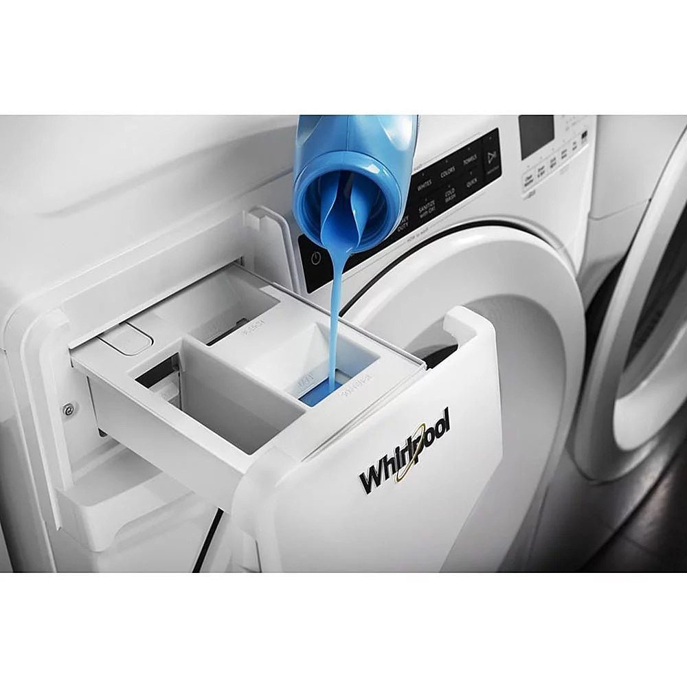 Whirlpool β 4.3 Cu. Ft. High Efficiency Stackable Front Load Washer with 35 Cycle Options β White - Image 8