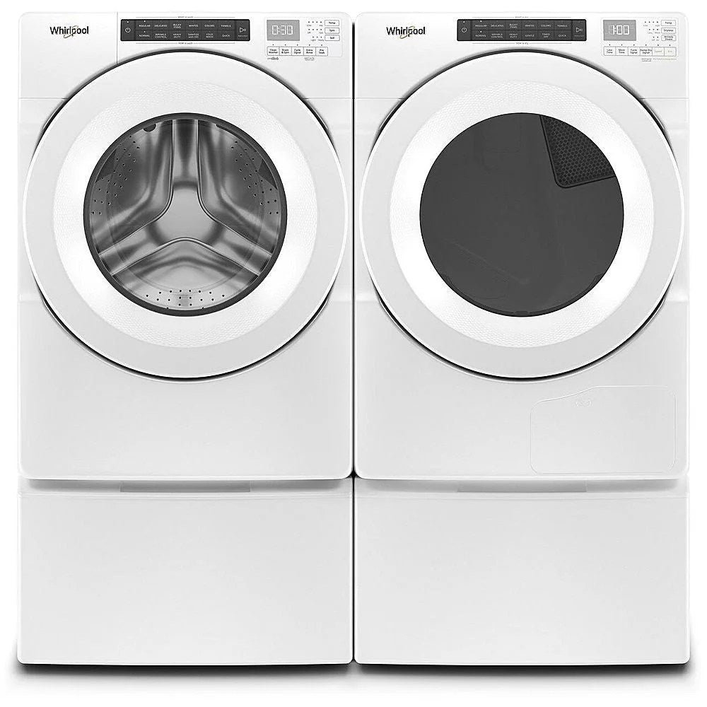 Whirlpool β 4.3 Cu. Ft. High Efficiency Stackable Front Load Washer with 35 Cycle Options β White - Image 6