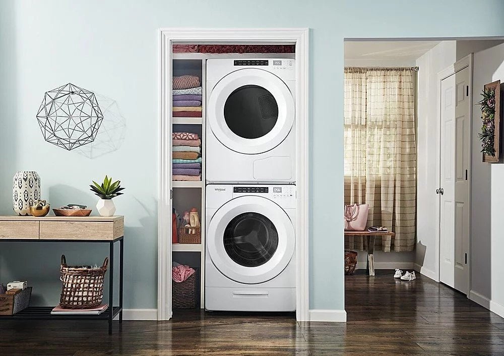 Whirlpool β 4.3 Cu. Ft. High Efficiency Stackable Front Load Washer with 35 Cycle Options β White - Image 4