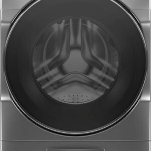 Whirlpool – 4.5 Cu. Ft. High Efficiency Stackable Front Load Washer with Steam and Load & Go XL Dispenser – Chrome shadow