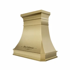 Luxury Curved Brass Kitchen Hood